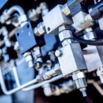 Industrial equipment close-up. Railway industry